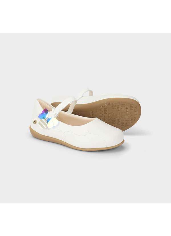 Calçados Bibi - Sapatilha Infantil Bibi Candy Mini Branca de Abelha Branco 4