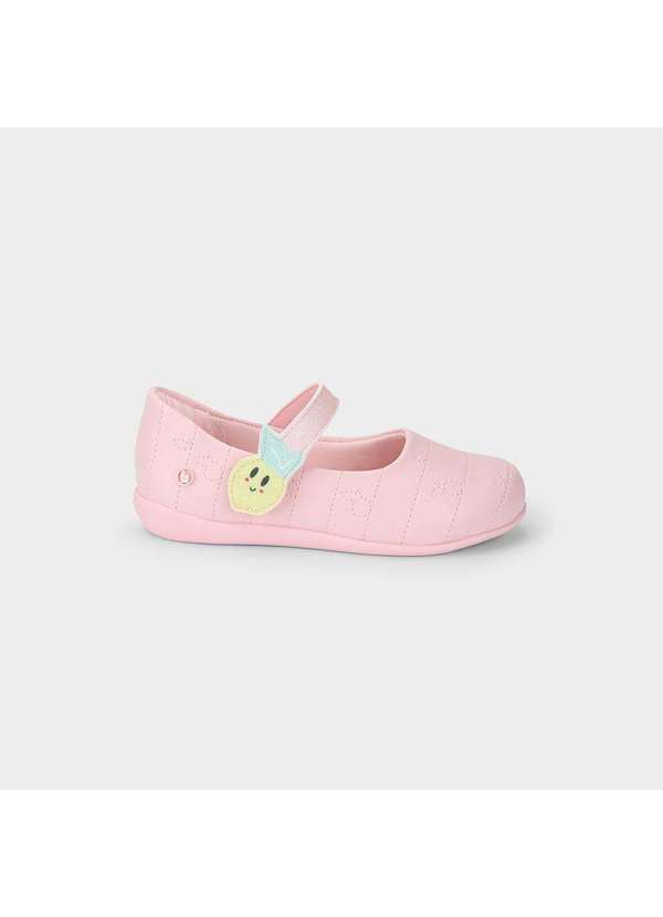 Calçados Bibi - Sapatilha Infantil Bibi Candy Mini Rosa de Frutas Rosa
