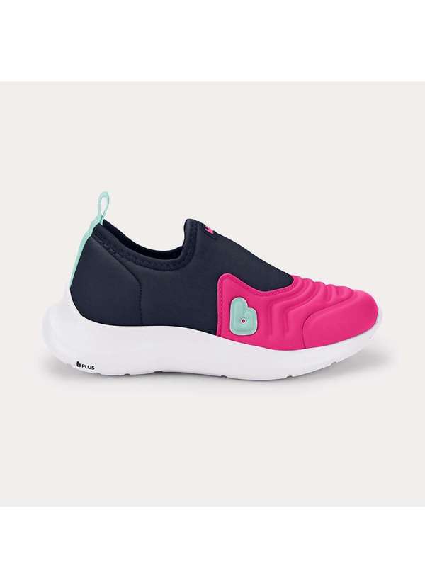 Calçados Bibi - Tênis Infantil Bibi Action Azul Marinho com Rosa Azul