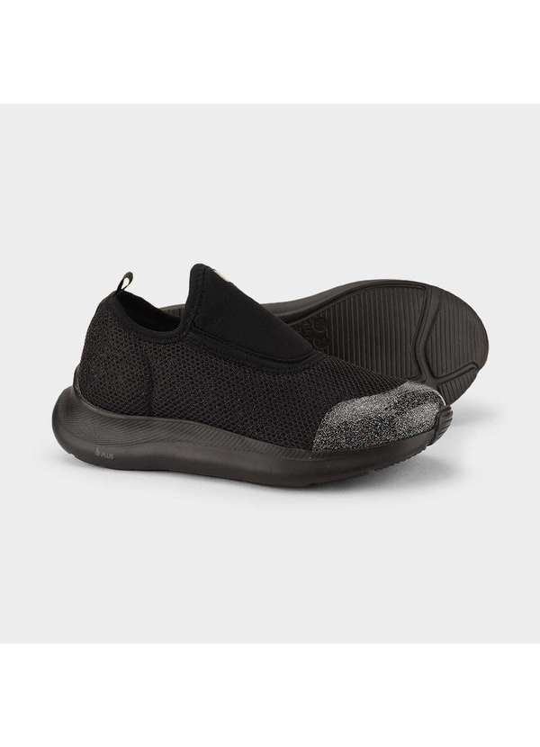 Calçados Bibi - Tênis Infantil Bibi Action Preto com Glitter Preto 4