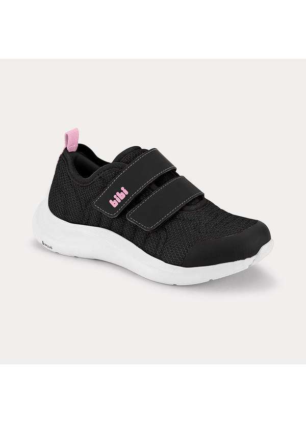 Calçados Bibi - Tênis Infantil Bibi Action Preto com Rosa Preto 4