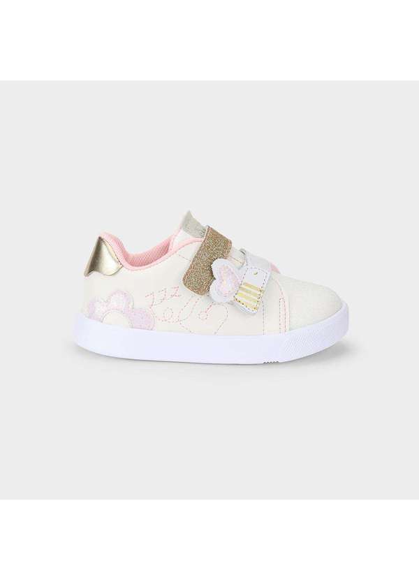 Calçados Bibi - Tênis Infantil Bibi Agility Mini Ii Bege de Abelha Bege