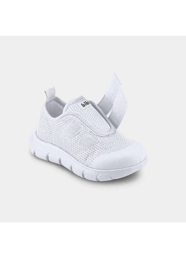 Calçados Bibi - Tênis Infantil Bibi Energy Baby 2.0 Branco com Tiras Branco 2