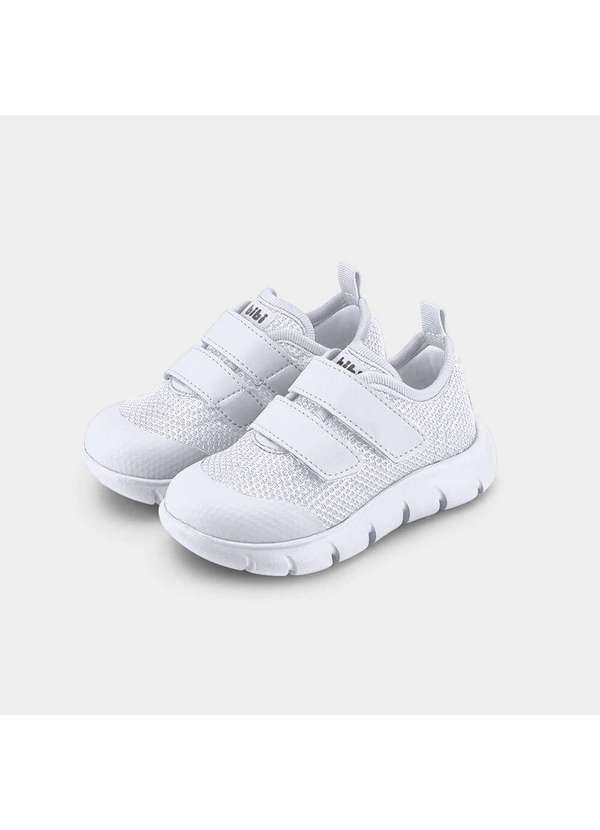 Calçados Bibi - Tênis Infantil Bibi Energy Baby 2.0 Branco com Tiras Branco 3