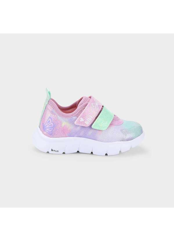 Calçados Bibi - Tênis Infantil Bibi Energy Baby 2.0 Rosa com Verde Rosa
