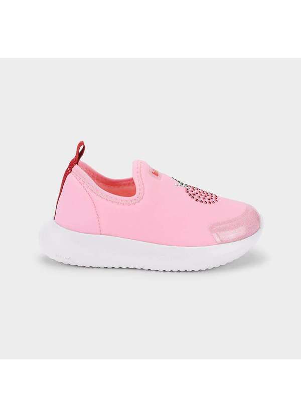 Calçados Bibi - Tênis Infantil Bibi Flash Rosa de Fruta Rosa