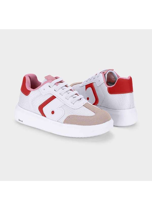 Calçados Bibi - Tênis Infantil Bibi Glam Branco Branco 3