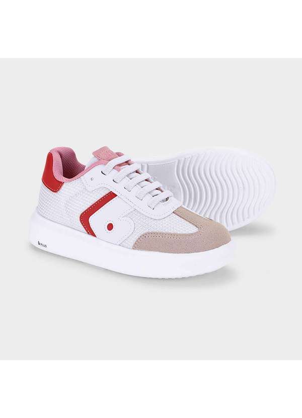 Calçados Bibi - Tênis Infantil Bibi Glam Branco Branco 4