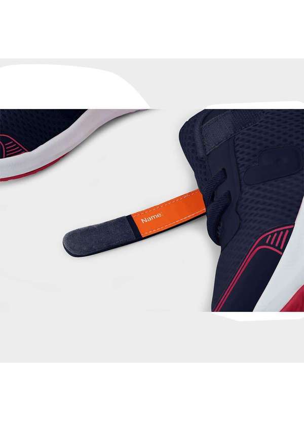 Calçados Bibi - Tênis Infantil Bibi High School Azul Marinho com Rosa Azul 5