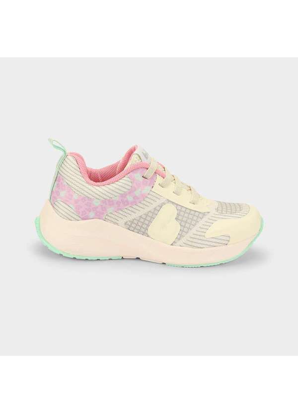 Calçados Bibi - Tênis Infantil Bibi High School Bege Bege