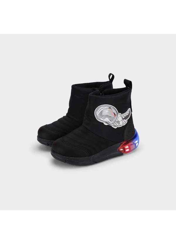 Calçados Bibi - Bota Infantil Bibi Space Preta de Dino Preto 2