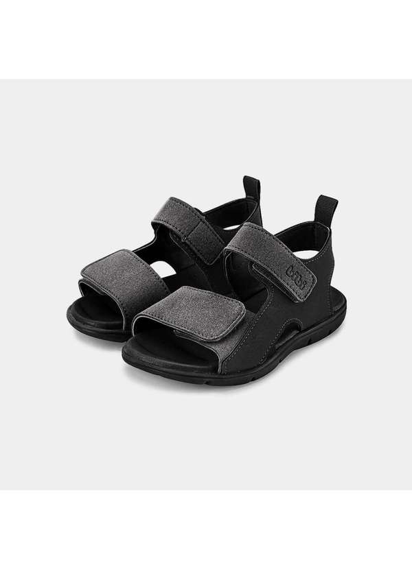 Calçados Bibi - Sandália Infantil Bibi Basic Sandals Kids Preta com Grafite Preto 2