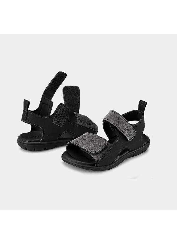 Calçados Bibi - Sandália Infantil Bibi Basic Sandals Kids Preta com Grafite Preto 3