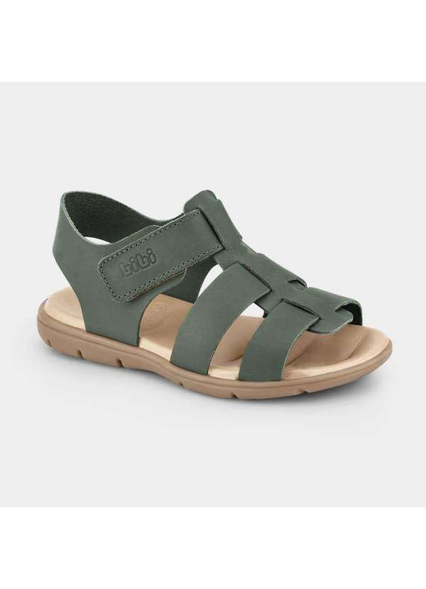 Calçados Bibi - Sandália Infantil Bibi Basic Sandals Kids Verde Folha Verde