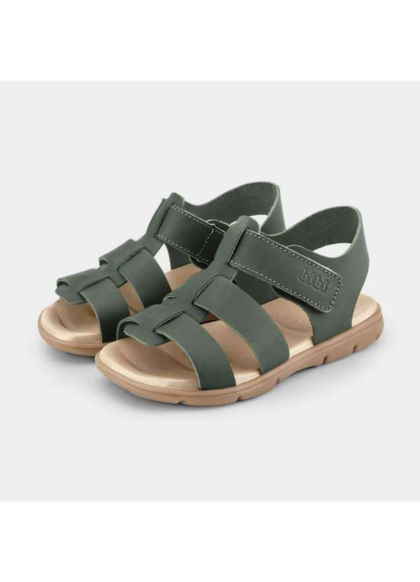 Calçados Bibi - Sandália Infantil Bibi Basic Sandals Kids Verde Folha Verde 2