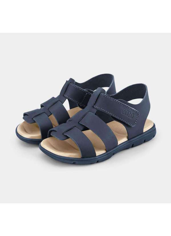 Calçados Bibi - Sandália Infantil Bibi Sandals Kids Azul Marinho Azul 2
