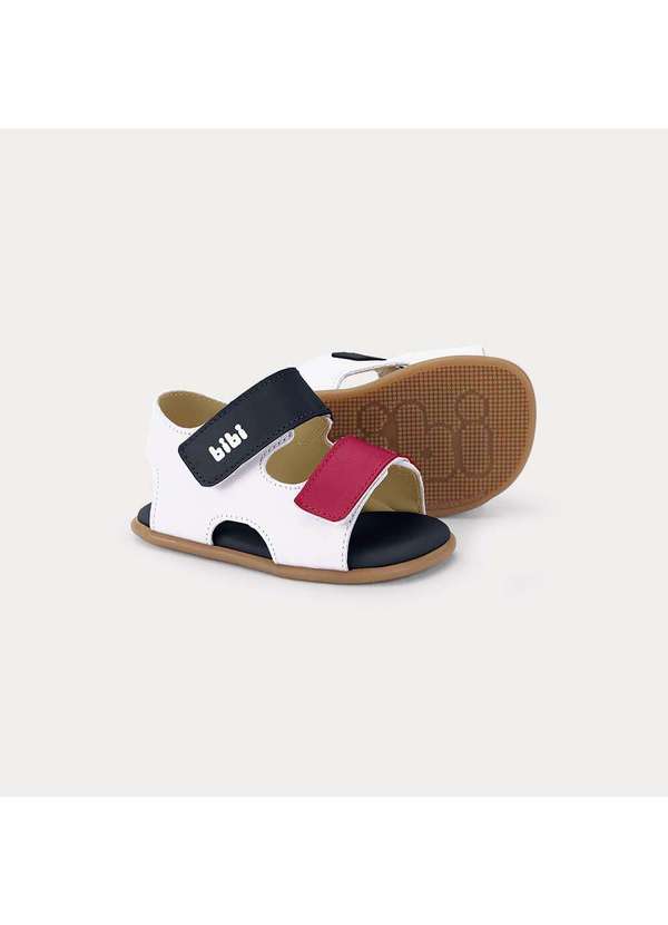 Calçados Bibi - Sandália Infatil Bibi Afeto 3.0 Branca com Azul Branco 4