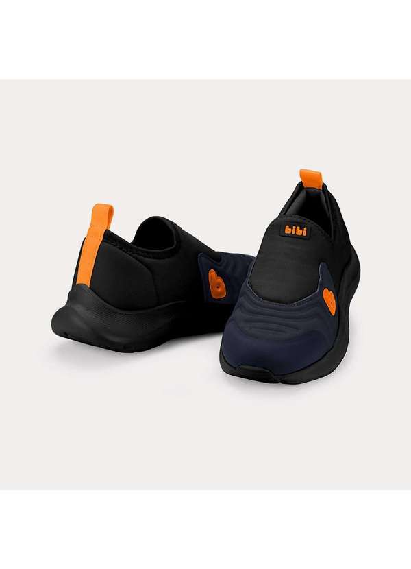 Calçados Bibi - Tênis Infantil Bibi Action Preto com Azul Marinho Preto 3