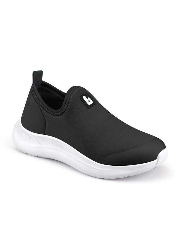 Calçados Bibi - Tênis Infantil Bibi Action Preto com Branco Preto