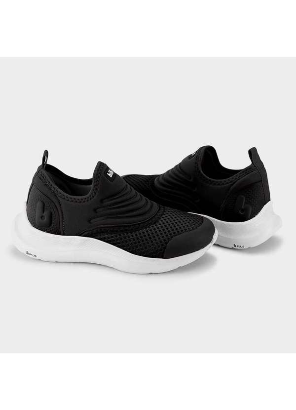 Calçados Bibi - Tênis Infantil Bibi Action Preto com Branco Preto 3