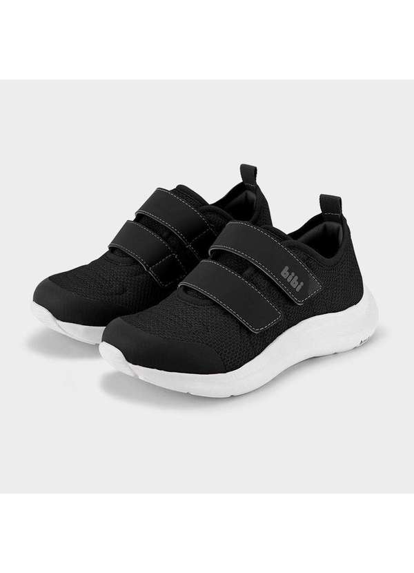 Calçados Bibi - Tênis Infantil Bibi Action Preto com Branco Preto 2
