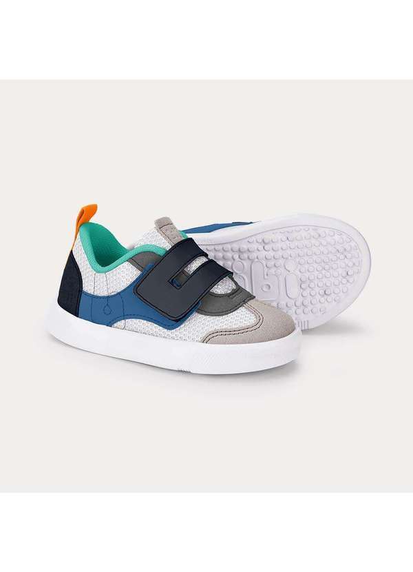 Calçados Bibi - Tênis Infantil Bibi Agility Mini Ii Branco e Azul Branco 4