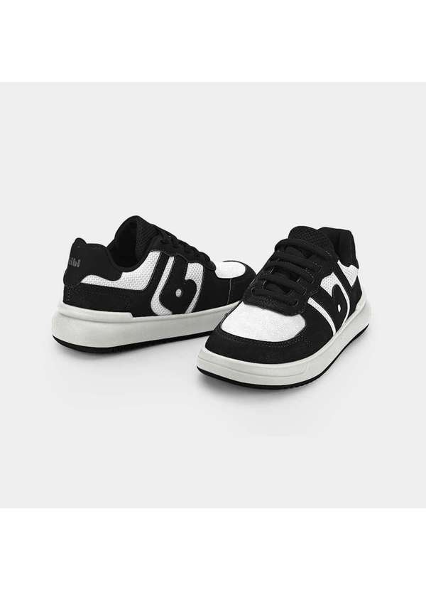 Calçados Bibi - Tênis Infantil Bibi B College Branco e Preto Branco 3