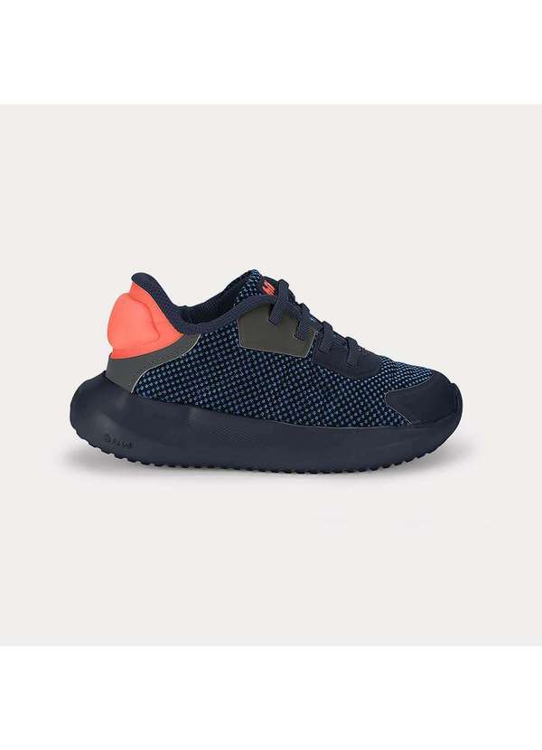 Calçados Bibi - Tênis Infantil Bibi Flash Azul Marinho com Laranja Azul