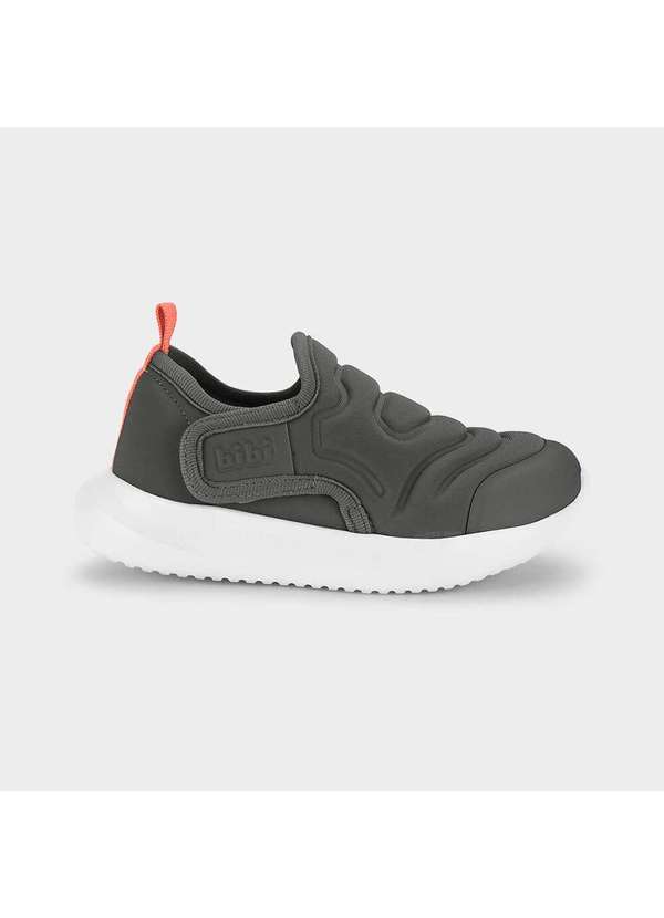 Calçados Bibi - Tênis Infantil Bibi Flash Grafite com Fire Cinza