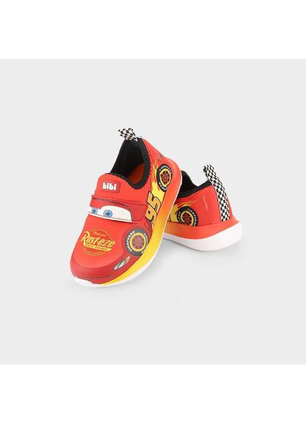 Calçados Bibi - Tênis Infantil Bibi Flash Relâmpago Mcqueen da Disney Vermelho 4