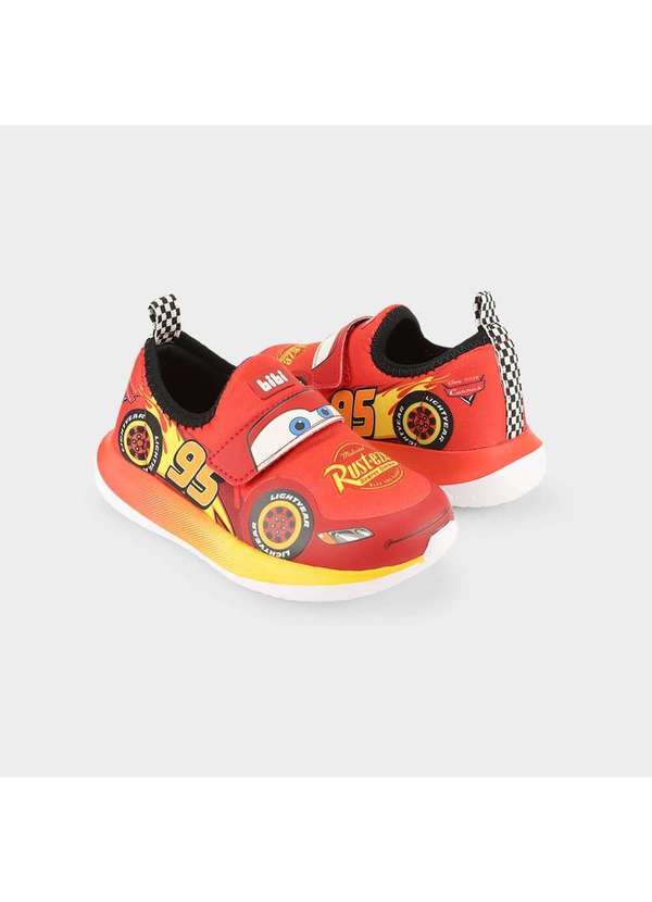Calçados Bibi - Tênis Infantil Bibi Flash Relâmpago Mcqueen da Disney Vermelho 5