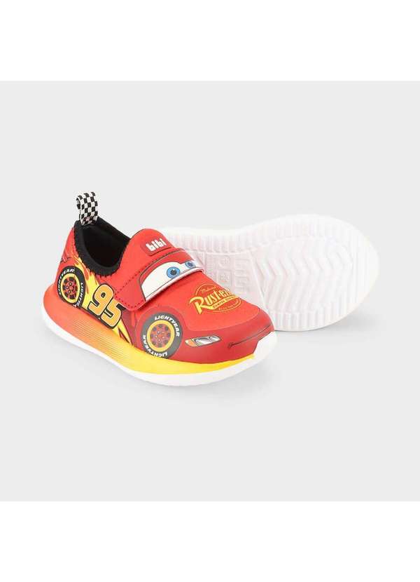 Calçados Bibi - Tênis Infantil Bibi Flash Relâmpago Mcqueen da Disney Vermelho 6