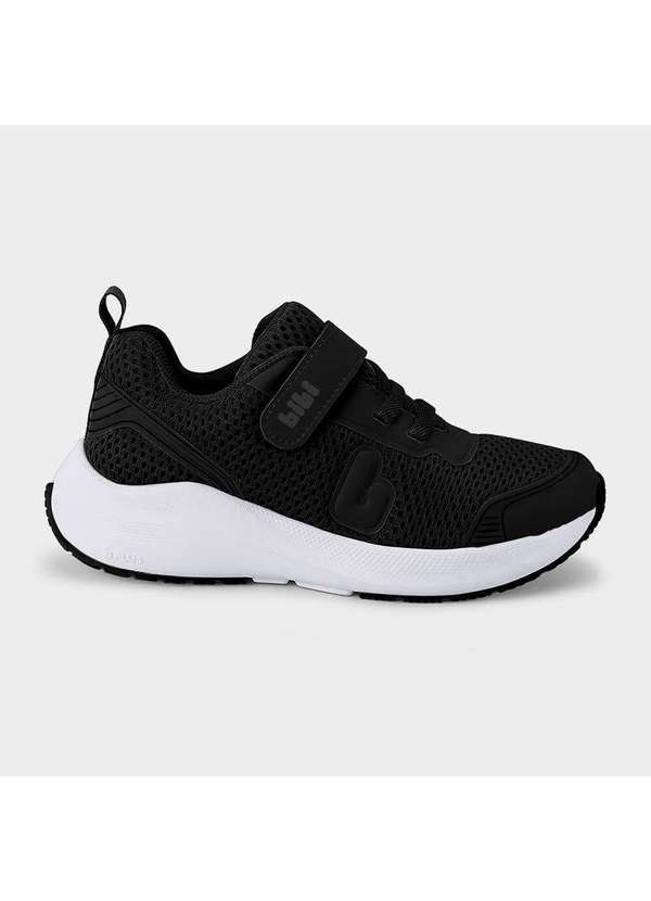 Calçados Bibi - Tênis Infantil Bibi High School Preto com Branco Preto