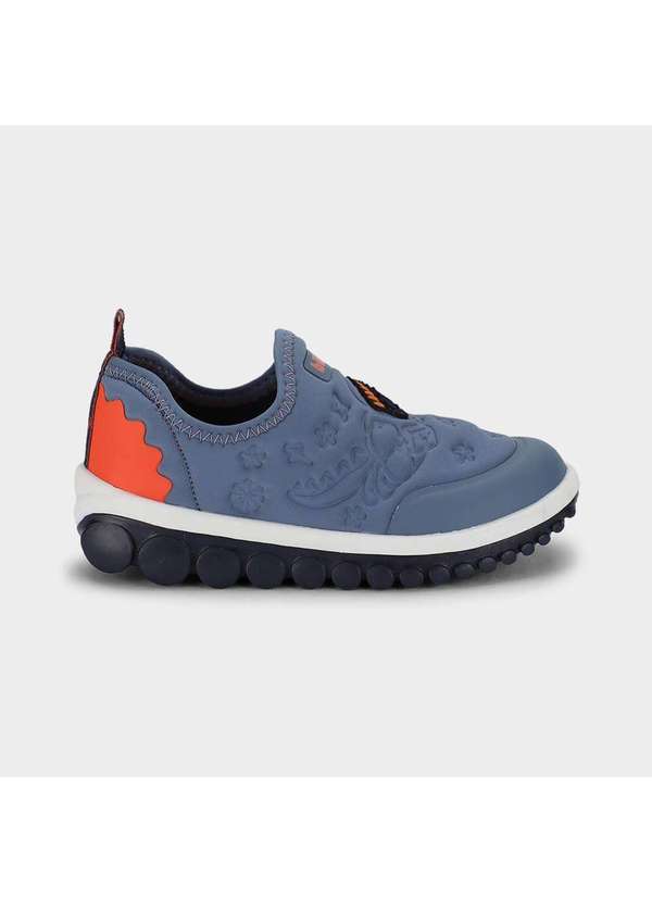 Calçados Bibi - Tênis Infantil Bibi Roller 2.0 Azul de Dino Azul