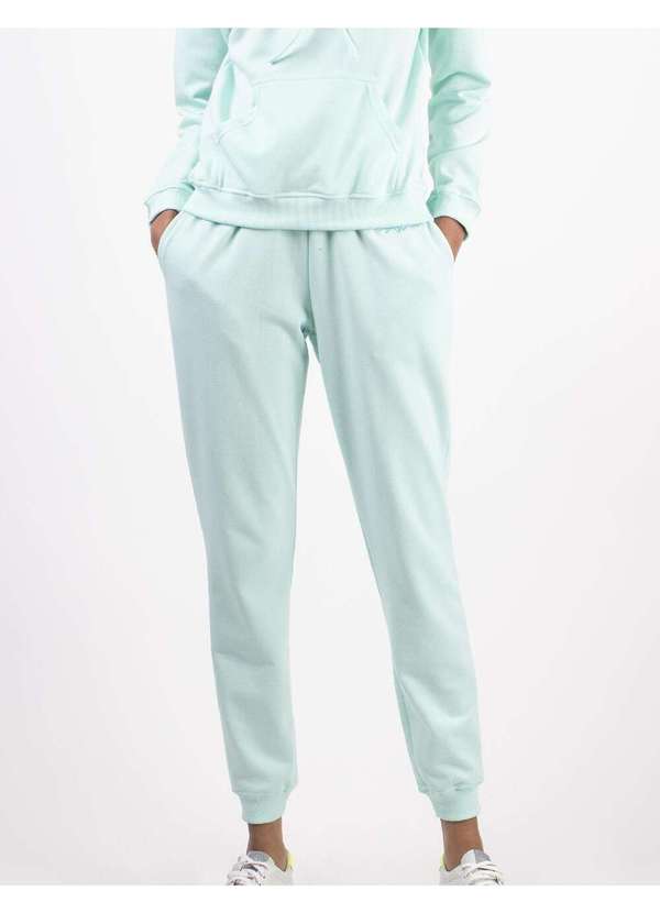 Aeropostale - Calça Moletom Feminina - Aeropostale - Azul Piscina