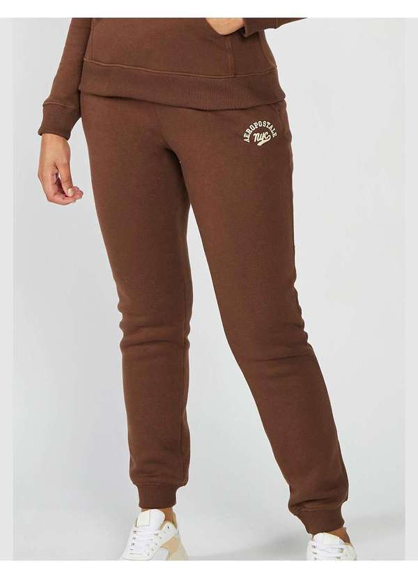 Aeropostale - Calça Moletom Feminina Aéropostale - Marrom