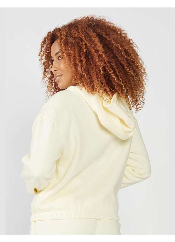 Aeropostale - Blusa Moletom Feminina Fechada Aéropostale - Amarelo 2