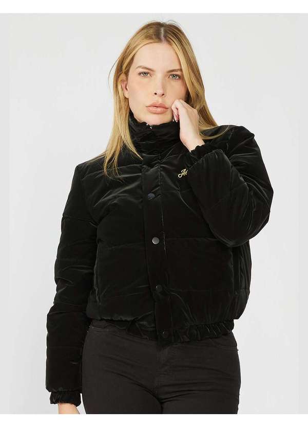 Aeropostale - Jaqueta Feminina Aéropostale - Preto