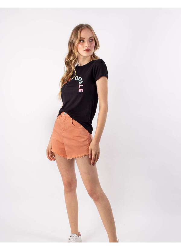 Aeropostale - Shorts Sarja Feminino Aeropostale - Rosa Coral 3