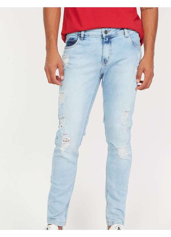 Aeropostale - Calça Jeans Skinny Masculina Aéropostale - Blue Jeans
