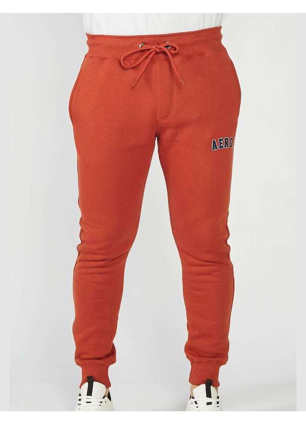Aeropostale - Calça Moletom Masculina Aéropostale - Terracota
