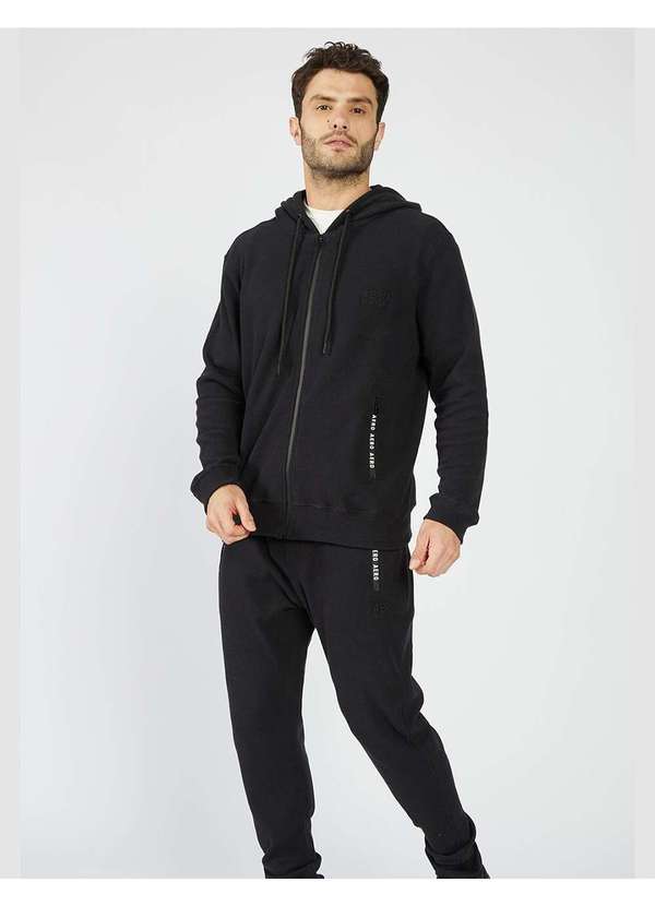 Aeropostale - Calça Moletom Masculina Platinum Aéropostale - Preto 3