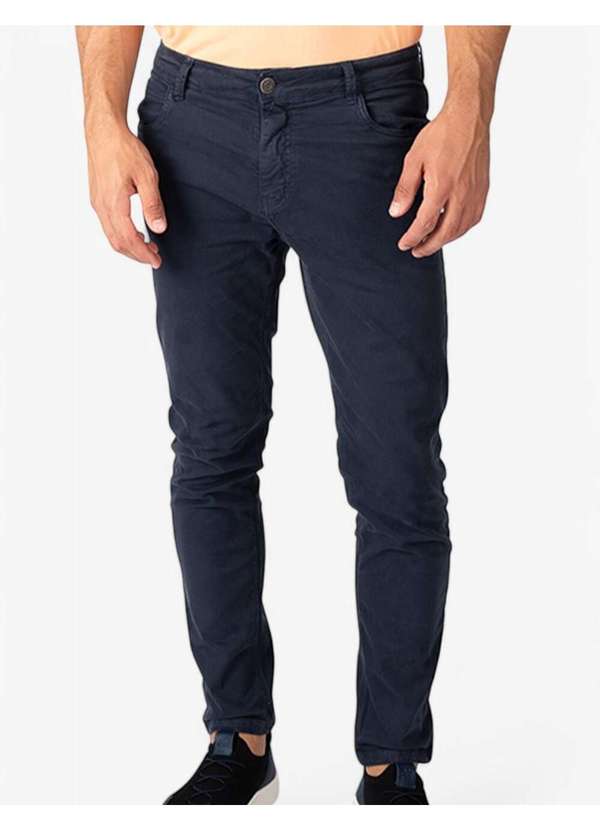 Aeropostale - Calça Sarja Masculina Aéropostale - Azul Marinho