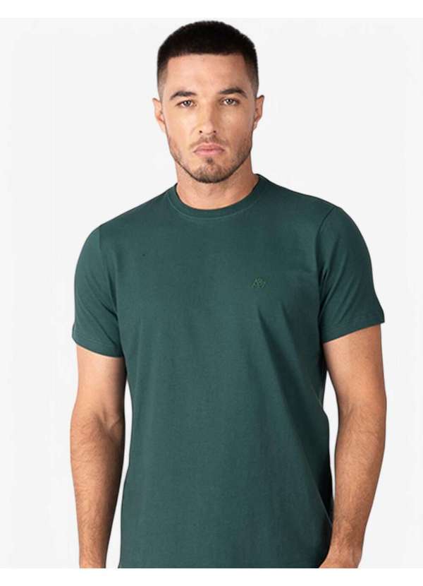 Aeropostale - Camiseta Manga Curta Masculina A87 Aéropostale - Verde Escuro