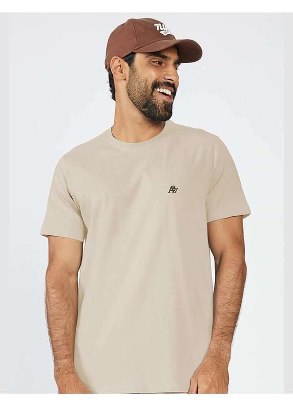 Aeropostale - Camiseta Manga Curta Masculina A87 Aéropostale - Areia