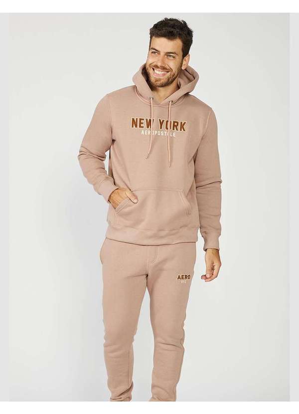 Aeropostale - Blusa Moletom Masculino Fechado Aéropostale - Rose 3