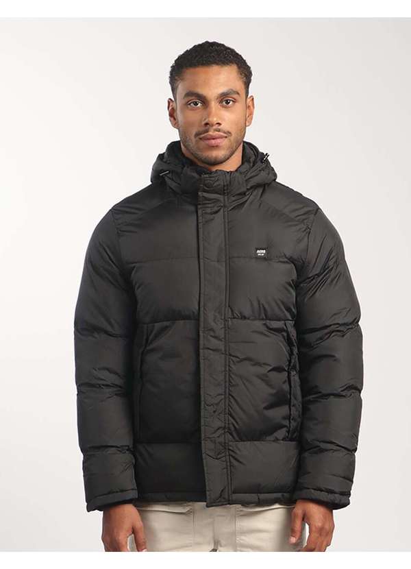 Aeropostale - Jaqueta Dupla Face Aéropostale Masculino - Preto