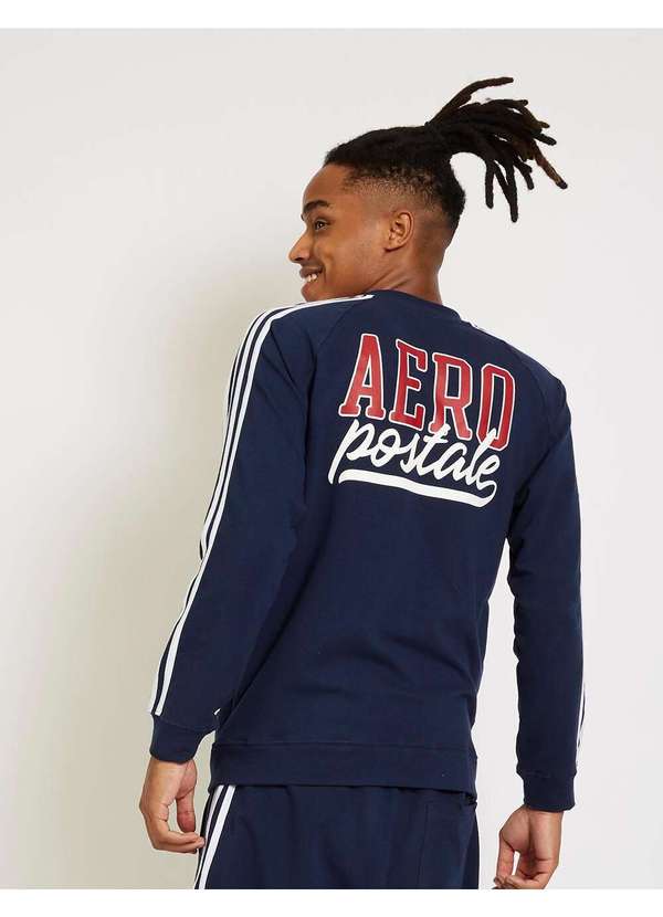 Aeropostale - Moletom Aberto Masculino Aéropostale - Azul Marinho 2