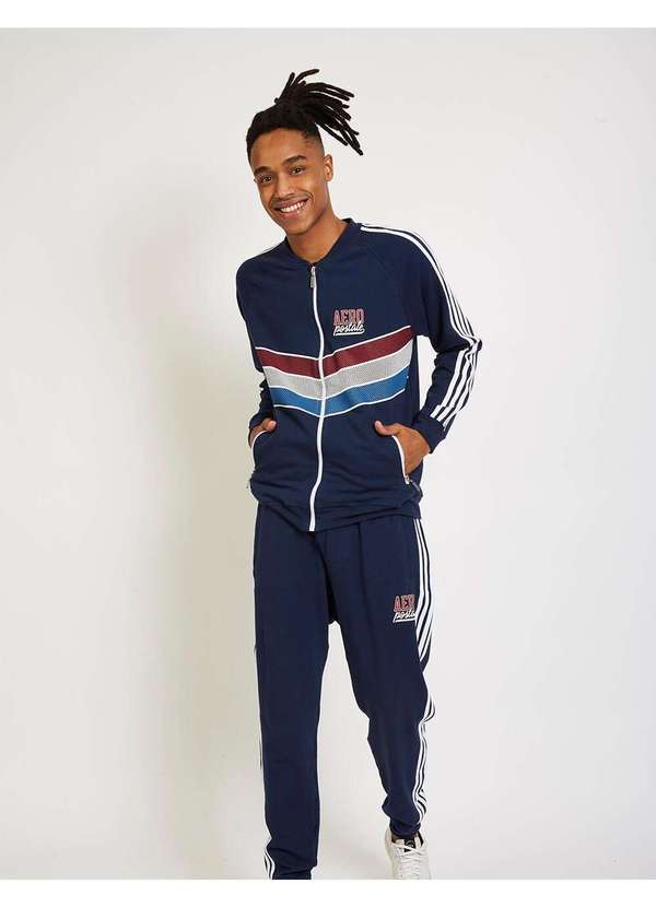 Aeropostale - Moletom Aberto Masculino Aéropostale - Azul Marinho 4