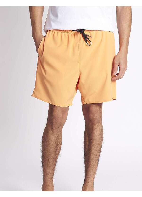 Aeropostale - Shorts Água Aeropostale Masculino - Laranja